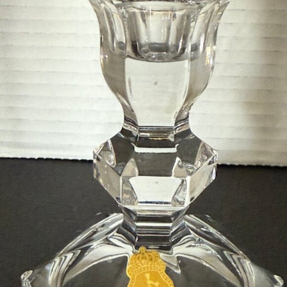 Vintage IMPERLUX Handcut Lead Crystal Candlesticks - Made in Slovakia - Picture 4 of 7